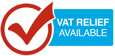 VAT Relief applied for at checkout